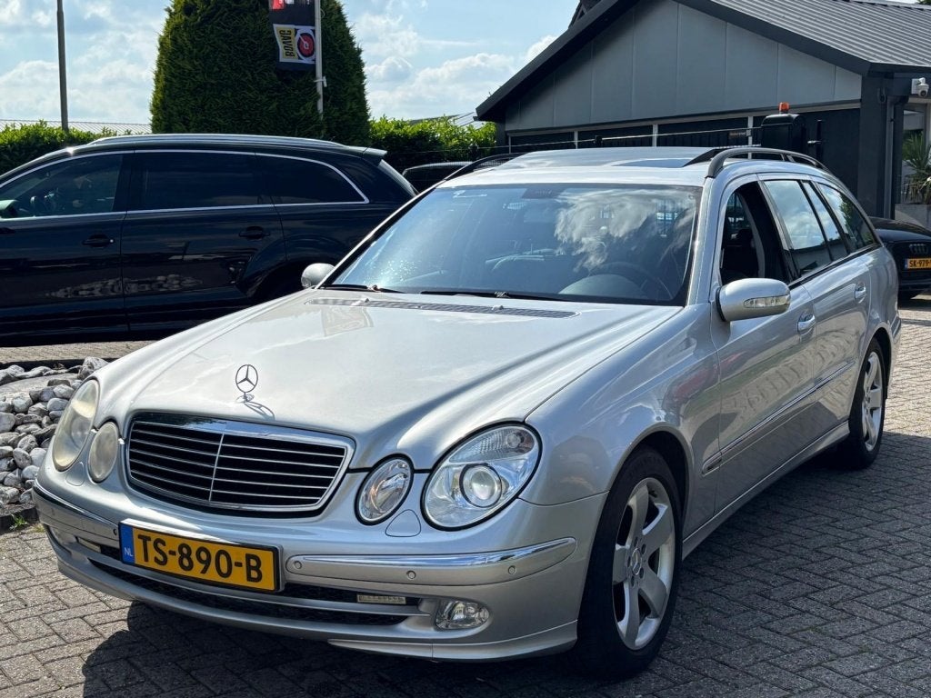 Mercedes-Benz E-Klasse Combi E500 4-Matic V8 Schuifdak Trekh, Auto's, Automaat, Gebruikt, 8 cilinders, Leder
