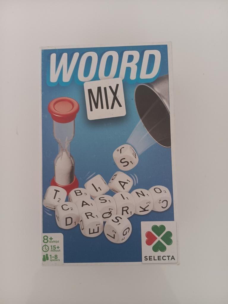 Woord Mix - Het spannende woordspel voor de familie!, Vijf spelers of meer, Ophalen of Verzenden, Gebruikt, Selecta