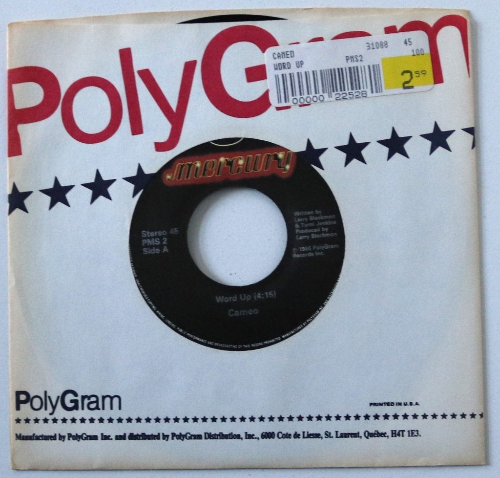 Cameo - Word Up - 7in single – 1986, Ophalen, Gebruikt, 7 inch, R&B en Soul