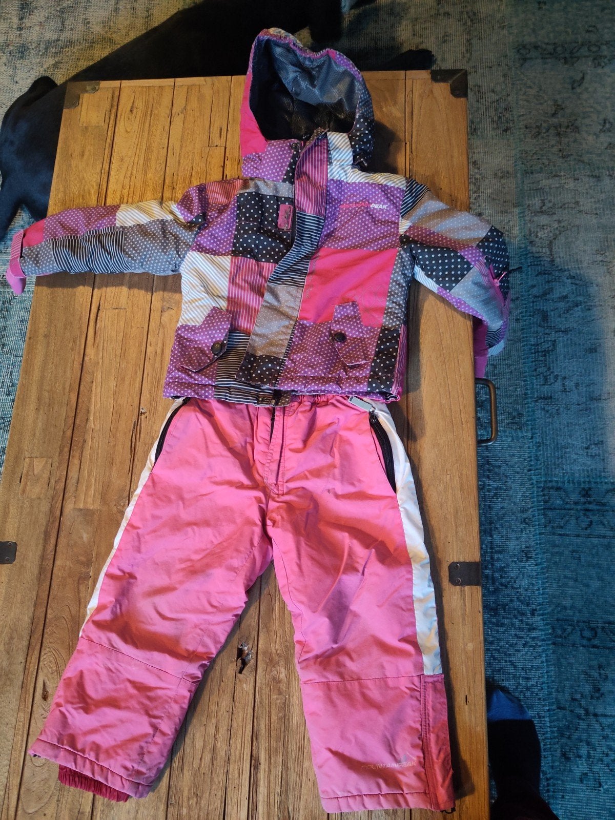Mountainpeak skipak maat 98 (valt ruim), waterdicht, Ophalen of Verzenden, Zo goed als nieuw, Maat 34 (XS) of kleiner, Mountainpeak