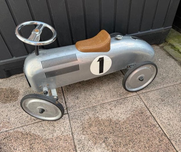 Retro loopauto, Kinderen en Baby's, Speelgoed | Buiten | Voertuigen en Loopfietsen, Ophalen, Zo goed als nieuw