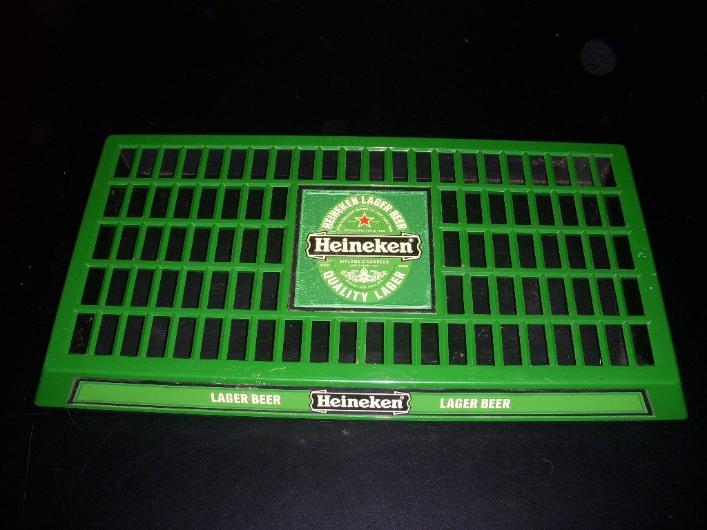 Heineken lekbak voor tap uit Groot Brittannië jaren 80, Verzamelen, Ophalen of Verzenden, Gebruikt, Overige typen, Heineken