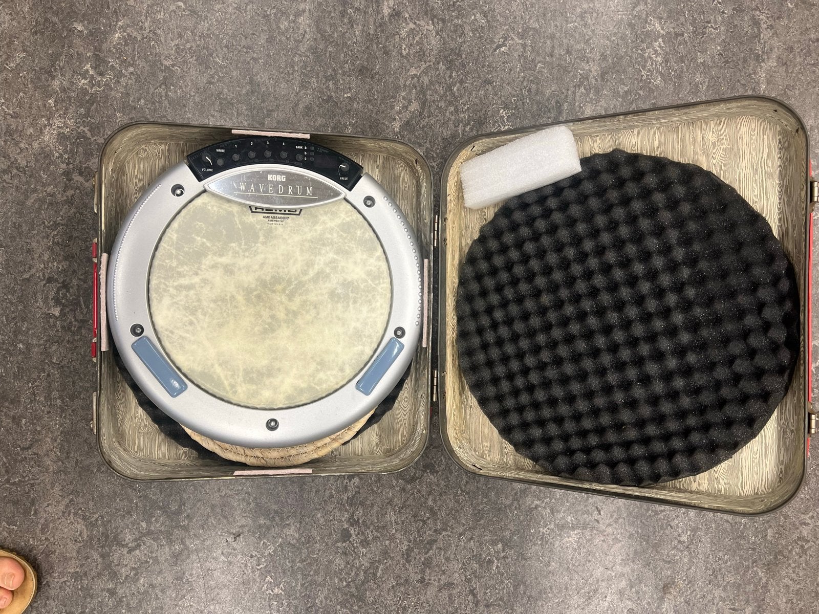 Korg Wavedrum met custom case en extra head, Ophalen of Verzenden, Gebruikt, Overige merken, Elektronisch