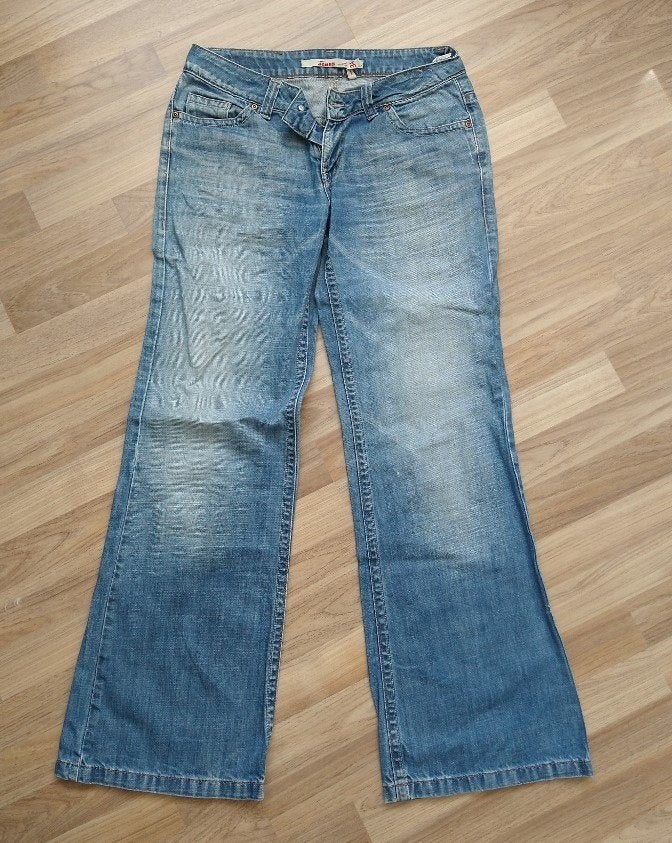Only jeans Flared denim maat 36, Only, Blauw, Ophalen of Verzenden, W28 - W29 (confectie 36)