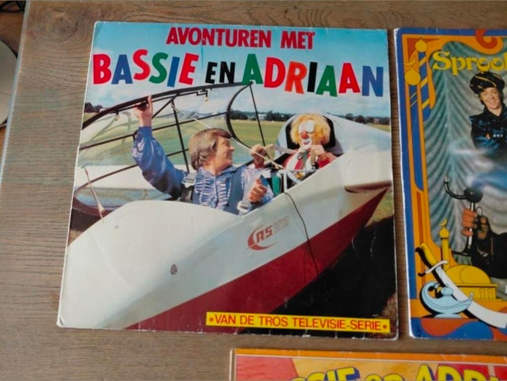Avonturen met Bassie en Adriaan vinyl plaat lp., Ophalen of Verzenden, Muziek, 6 tot 9 jaar, 1970 - 1979
