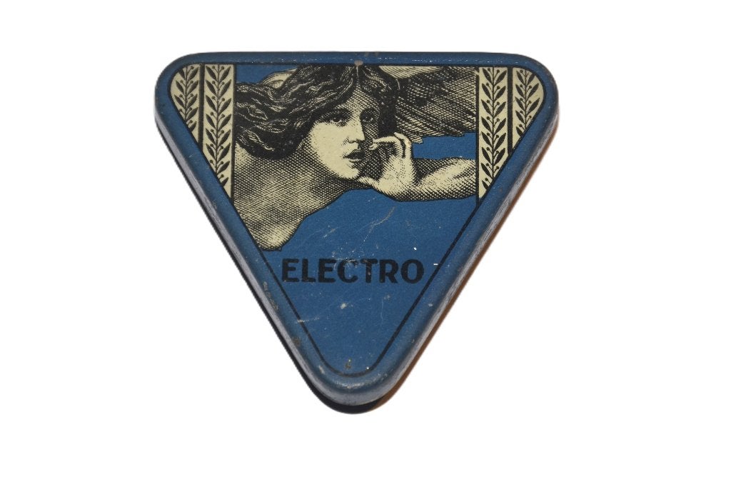 blik grammofoon naalden Electro gramophone needle tin, Ophalen of Verzenden, Gebruikt, Overige