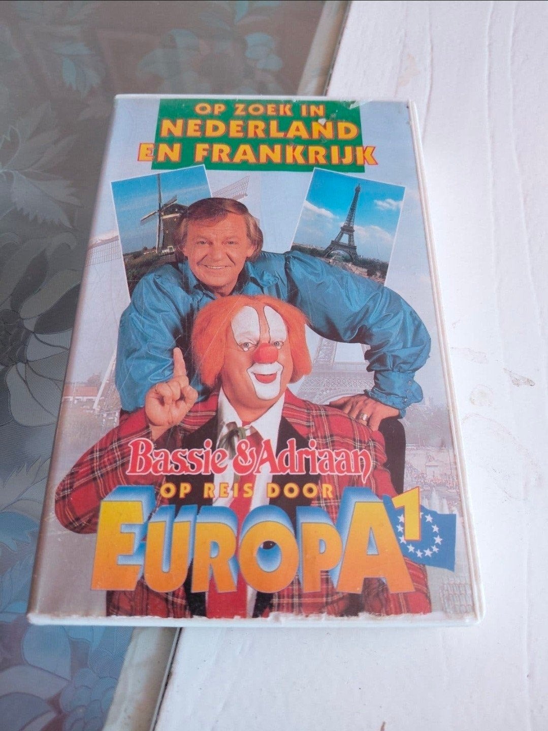 Bassie en Adriaan reis door Europa 1 Nederland Frankrijk CNR, Cd's en Dvd's, Ophalen of Verzenden, Gebruikt, Kinderprogramma of -film