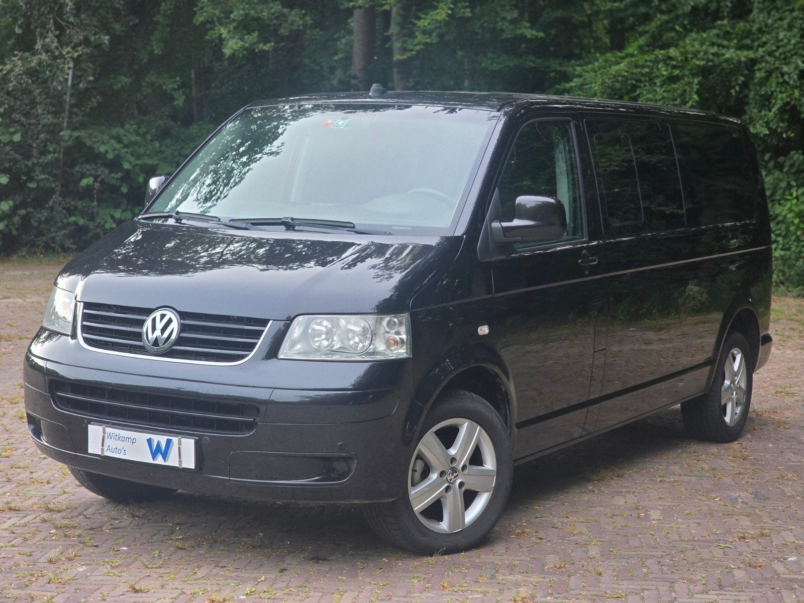 Volkswagen Transporter Caravelle 2.5 TDI | 174pk | nw apk |, Voorwielaandrijving, Stof, Zwart, Volkswagen