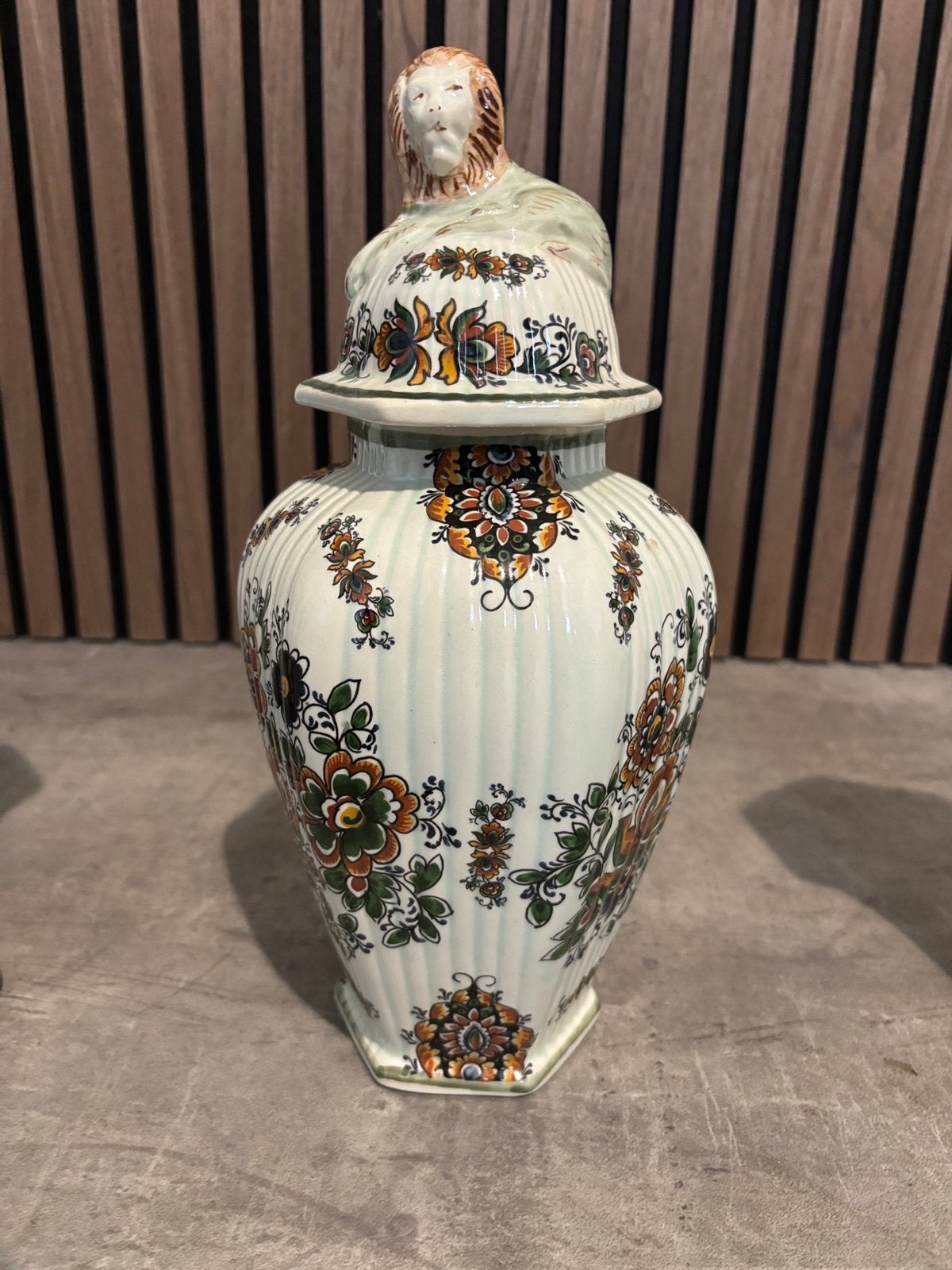 Prachtig 3-delig Delfts Polychroom kaststel Handwerk Holland, Antiek en Kunst, Ophalen