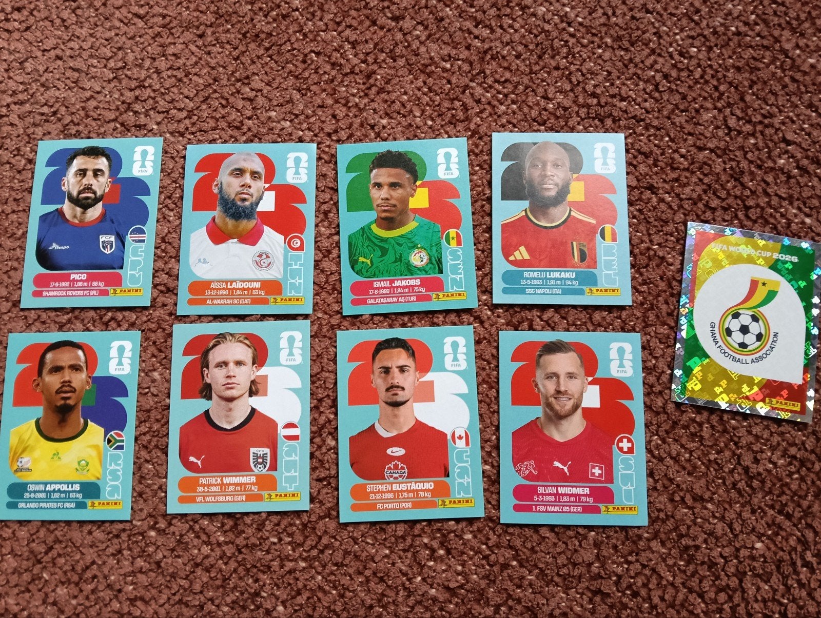 Panini WK voetbal stickers, Ophalen of Verzenden, Nieuw, Meerdere stickers