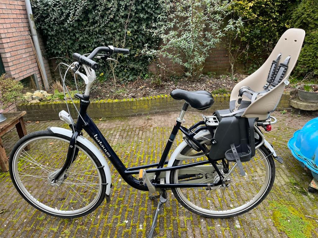 Batavus -mama fiets- met fietsstoeltje, Fietsen en Brommers, Fietsen | Dames | Moederfietsen, Ophalen, Versnellingen, Batavus