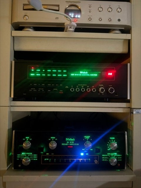 In nieuwstaat: McIntosh MA6100 en C37w!, Zo goed als nieuw, 120 watt of meer, Stereo, Ophalen