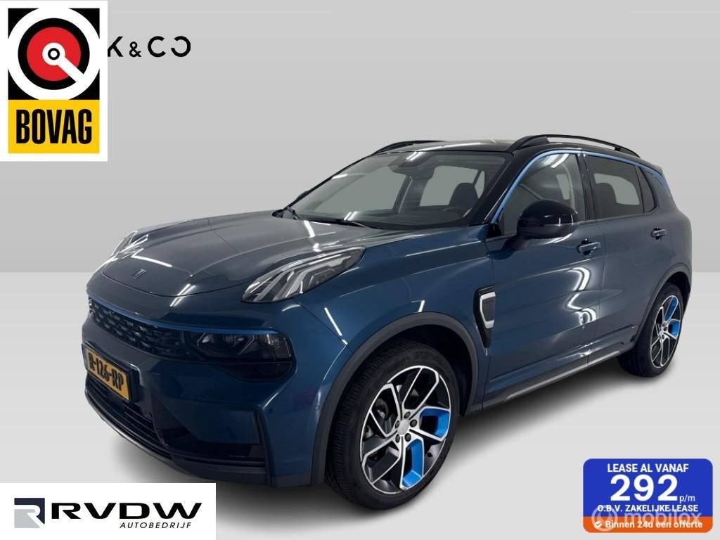 Lynk & Co 01 - 1.5 261PK Plug-in Hybrid, Pano, 360 Camera ,, Auto's, 1800 kg, Euro 6, Blauw, 120 €/maand