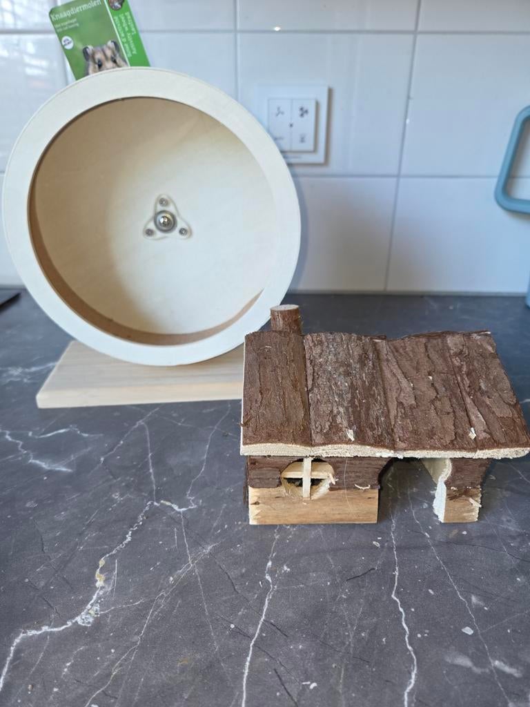 Hamster rad met huisje, Ophalen, Zo goed als nieuw, Loopwiel of Rad