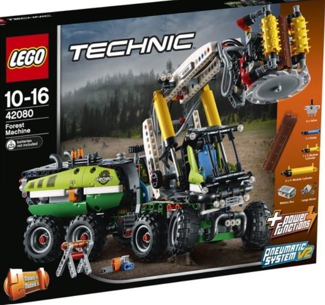 Lego 42080 Bosbouwmachine Technic, Ophalen of Verzenden, Gebruikt, Complete set, Lego