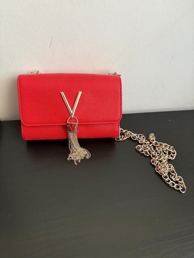 Valentino tas (rood), Verzenden, Nieuw, Rood, Schoudertasje