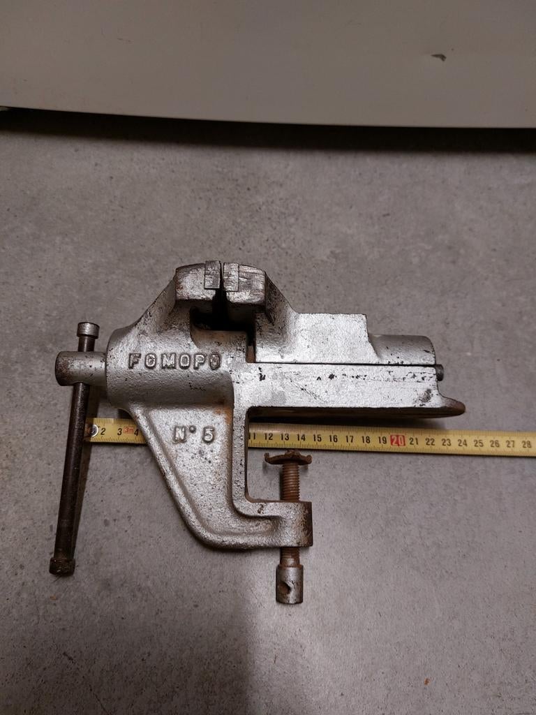 Bankschroefje  vice bankschroef fomopo nr5, Antiek en Kunst, Antiek | Gereedschap en Instrumenten, Ophalen of Verzenden