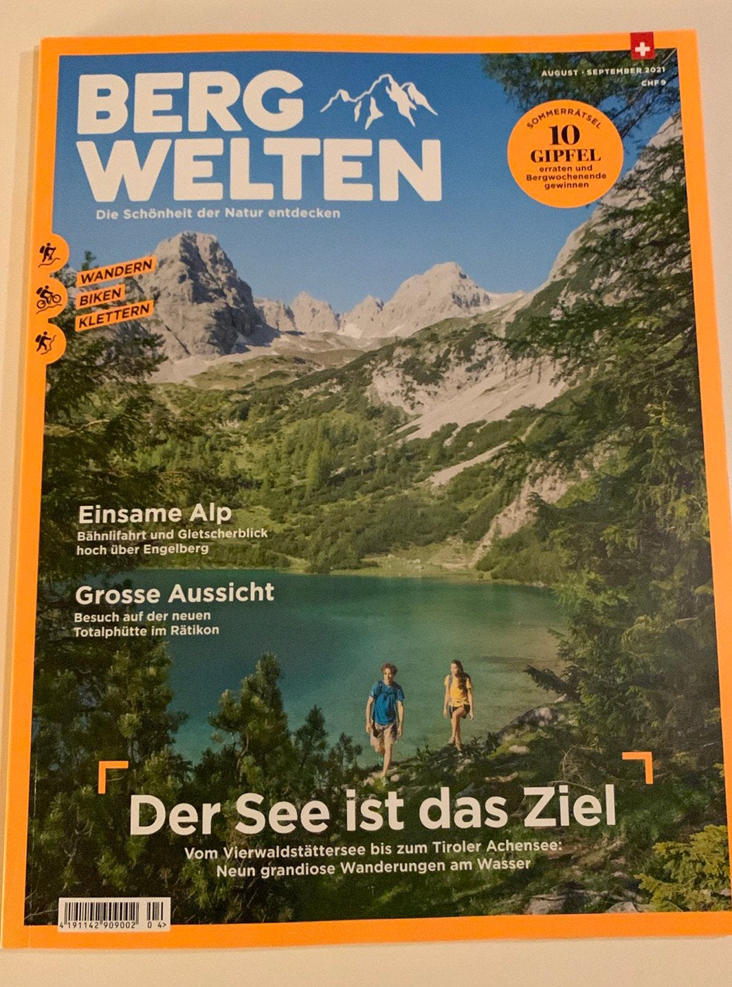 Bergwelten 2021,Die Schönheit der Natur entdecken,duitstalig, Boeken, Ophalen of Verzenden, Zo goed als nieuw, Sport en Vrije tijd