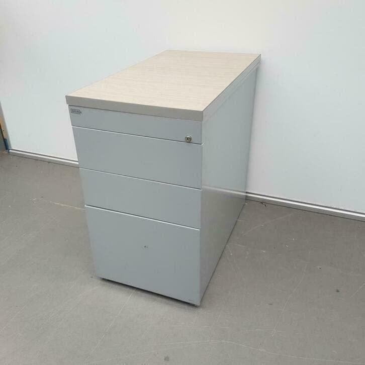 professionele Brink grijze standcontainers ladekasten, Ophalen, Gebruikt, 5 laden of meer, 50 tot 100 cm