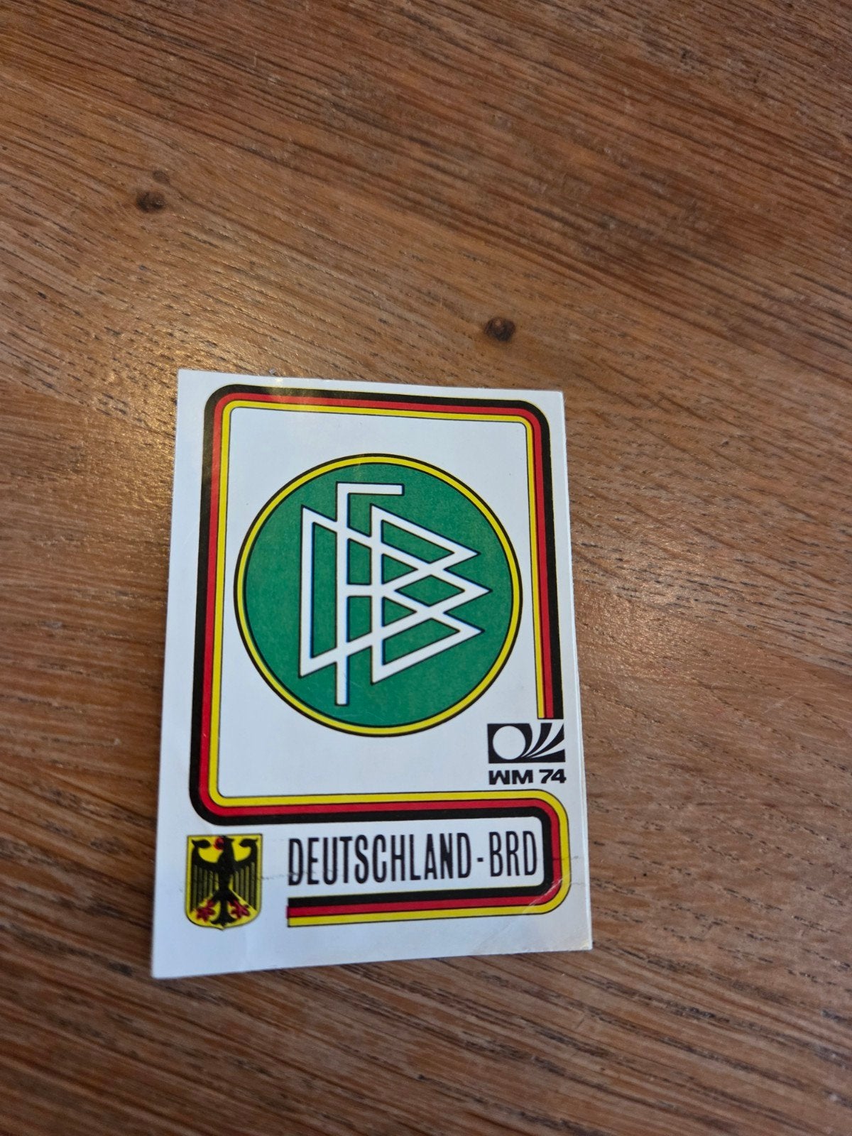 Panini WK 74 Duitsland, Ophalen of Verzenden, Zo goed als nieuw, Buitenlandse clubs, Poster, Plaatje of Sticker