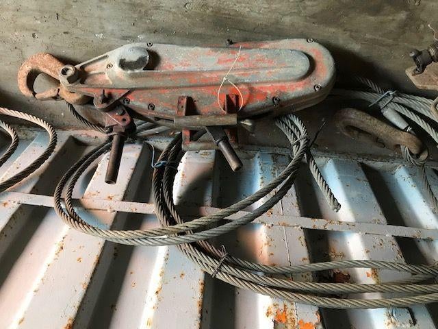 Staaldraadtakel Treklier tirfor staaldraad draadlier T 35, Doe-het-zelf en Verbouw, Lieren en Takels, Ophalen, Gebruikt