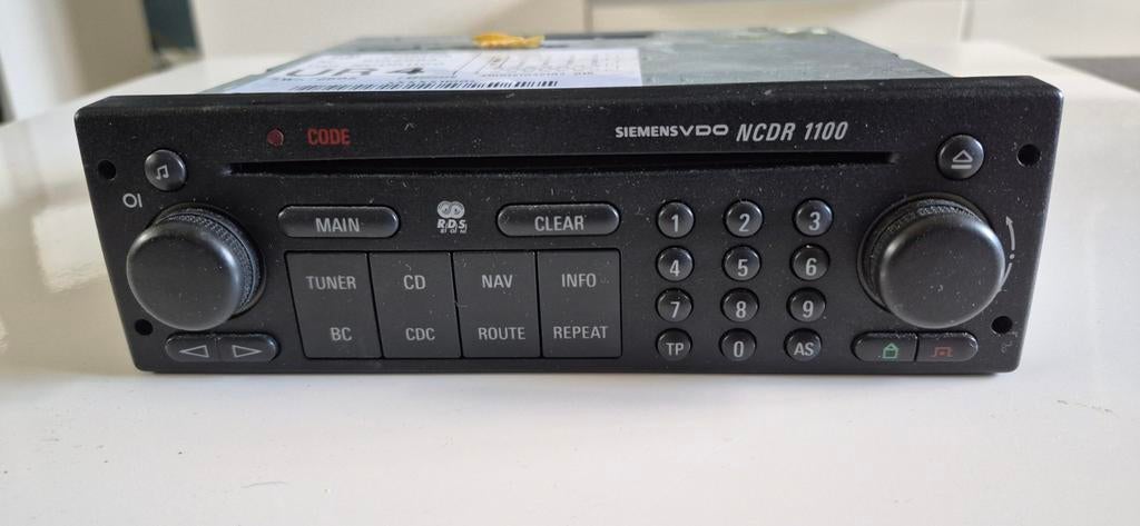 Opel NCDR 1100 radio met scherm voor Astra G Zafira, Auto diversen, Autoradio's, Ophalen of Verzenden
