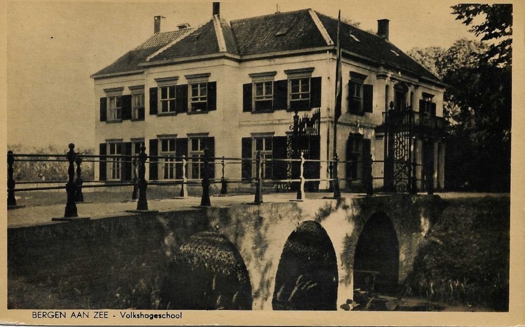 Bergen aan Zee- -Volkshogeschool., Verzamelen, Ophalen of Verzenden, 1940 tot 1960, Ongelopen, Noord-Holland