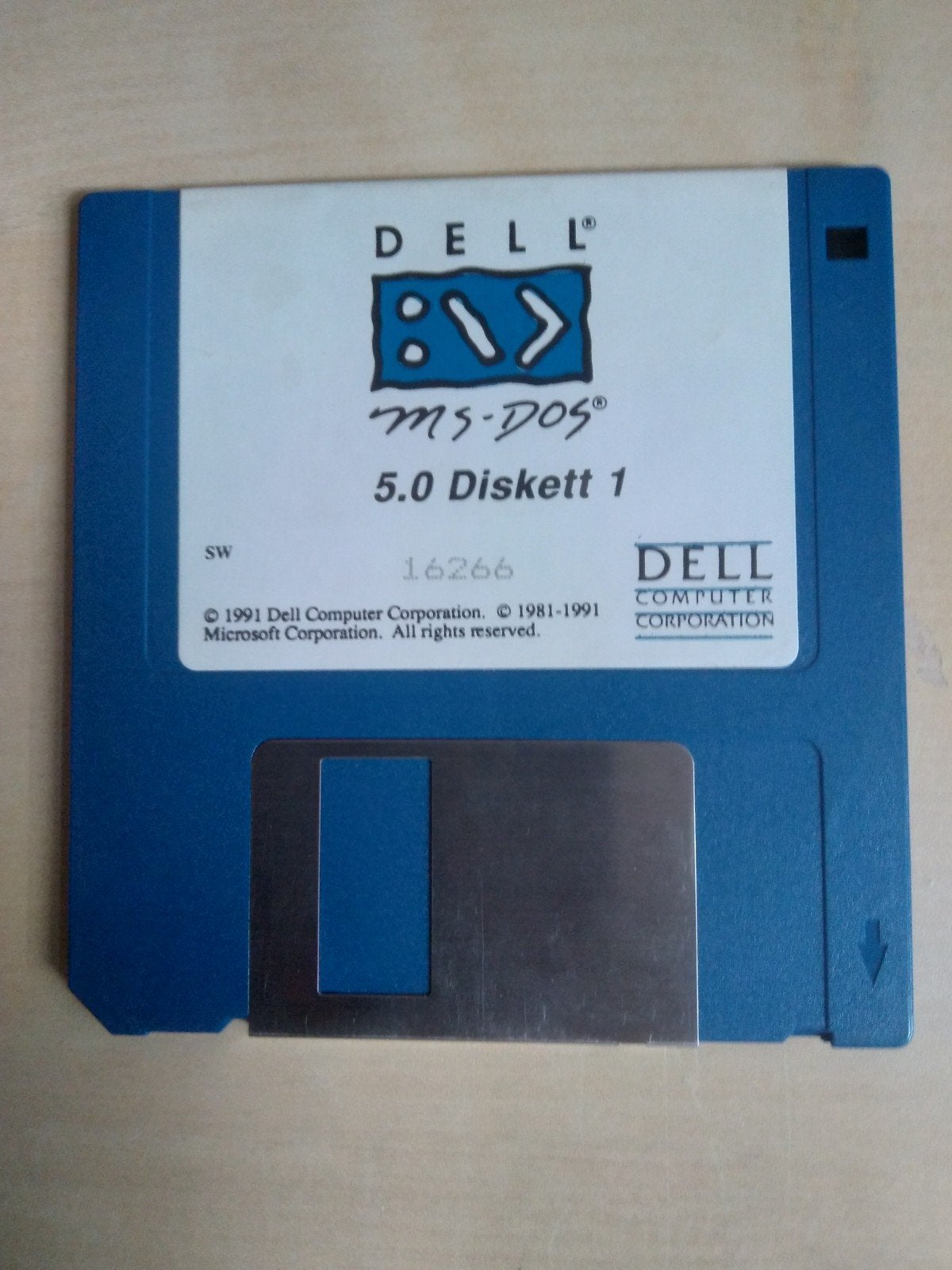 Foto 2 van Dell MS-DOS 5.0 Diskette Set (3 stuks)