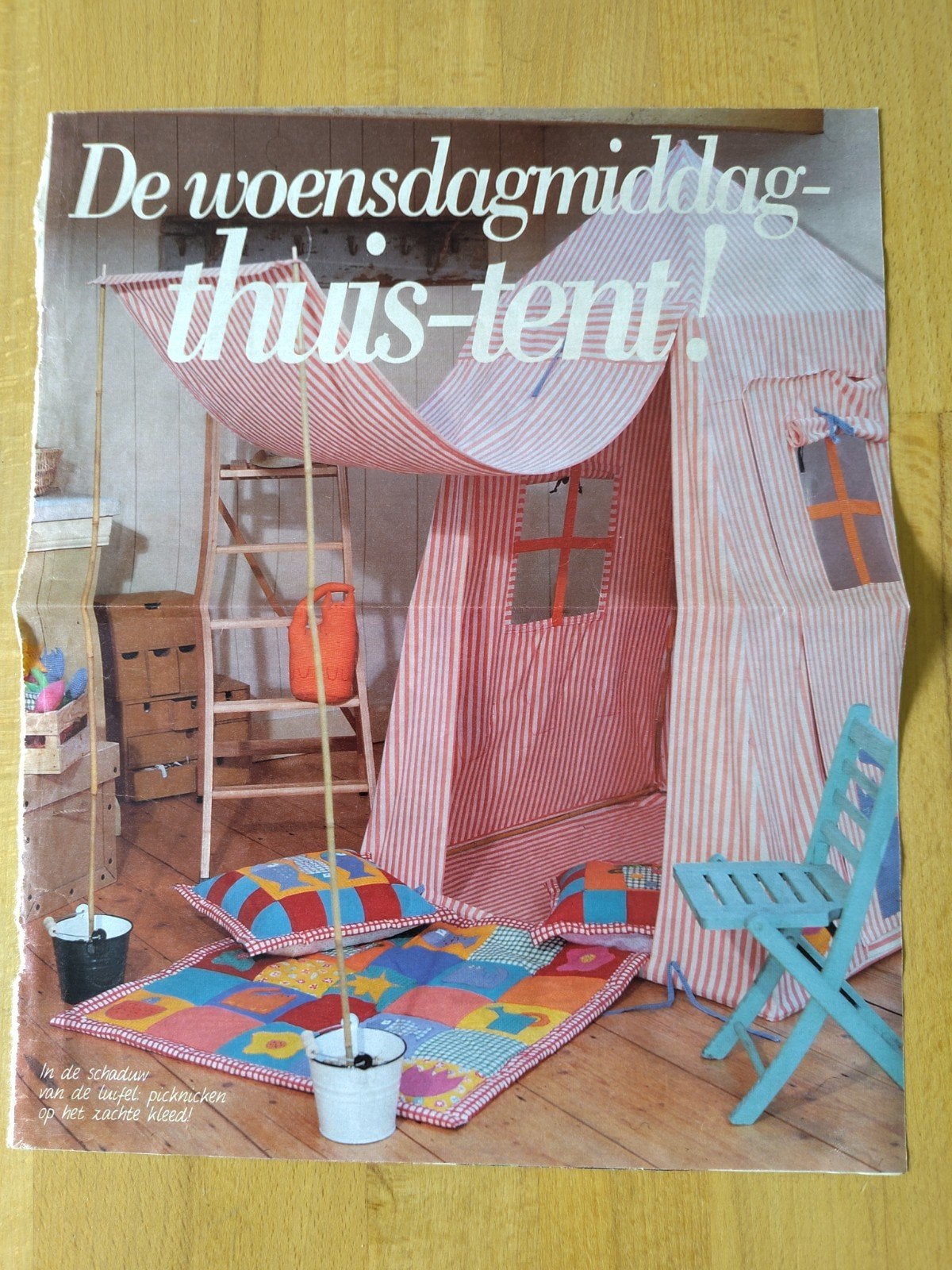 Naaipatroon Kinder Speel Tent, Hobby en Vrije tijd, Kledingpatronen, Ophalen of Verzenden, Vrouw, Overige merken