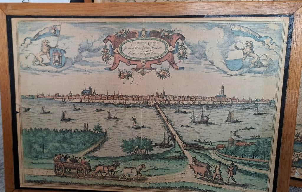Kopergravure Braun en Hogenberg 1575, Ophalen