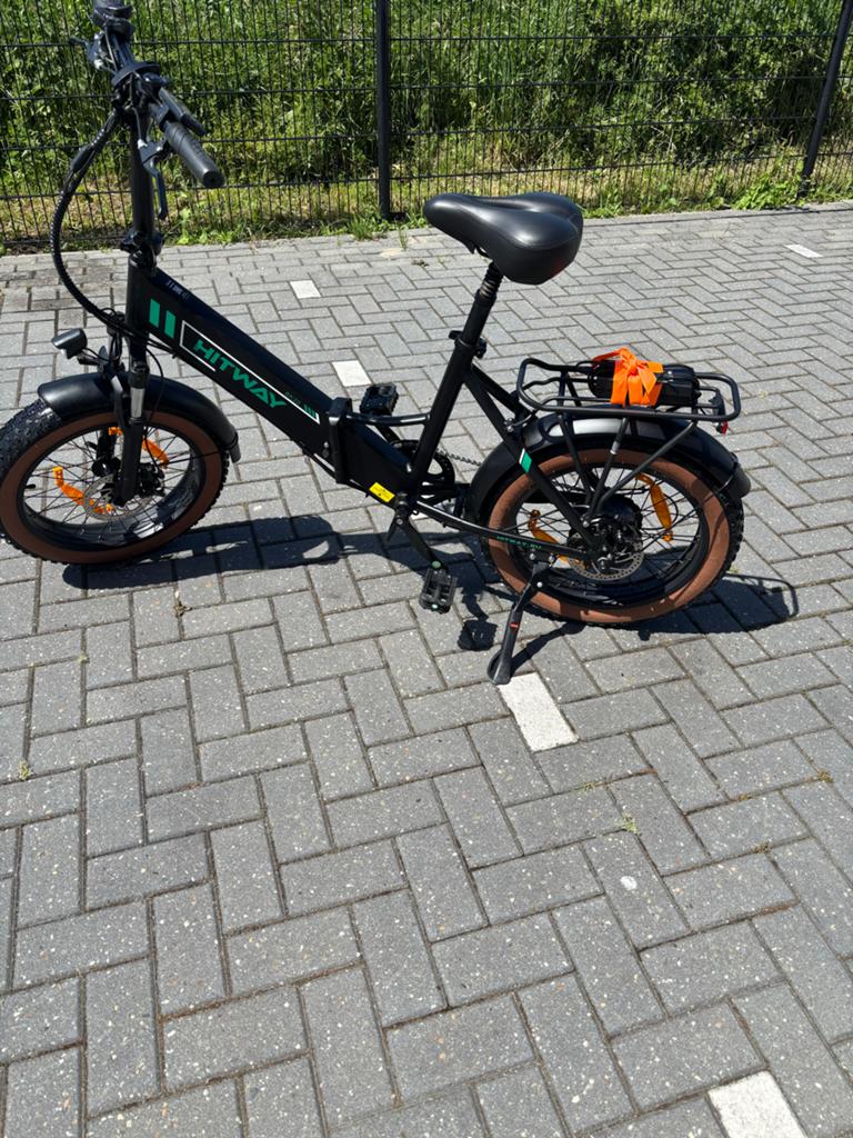 Hitway BK20 Fatbike E-bike - Zo goed als nieuw slecht400 km, Zo goed als nieuw, 47 tot 51 cm, 50 km per accu of meer, Ophalen
