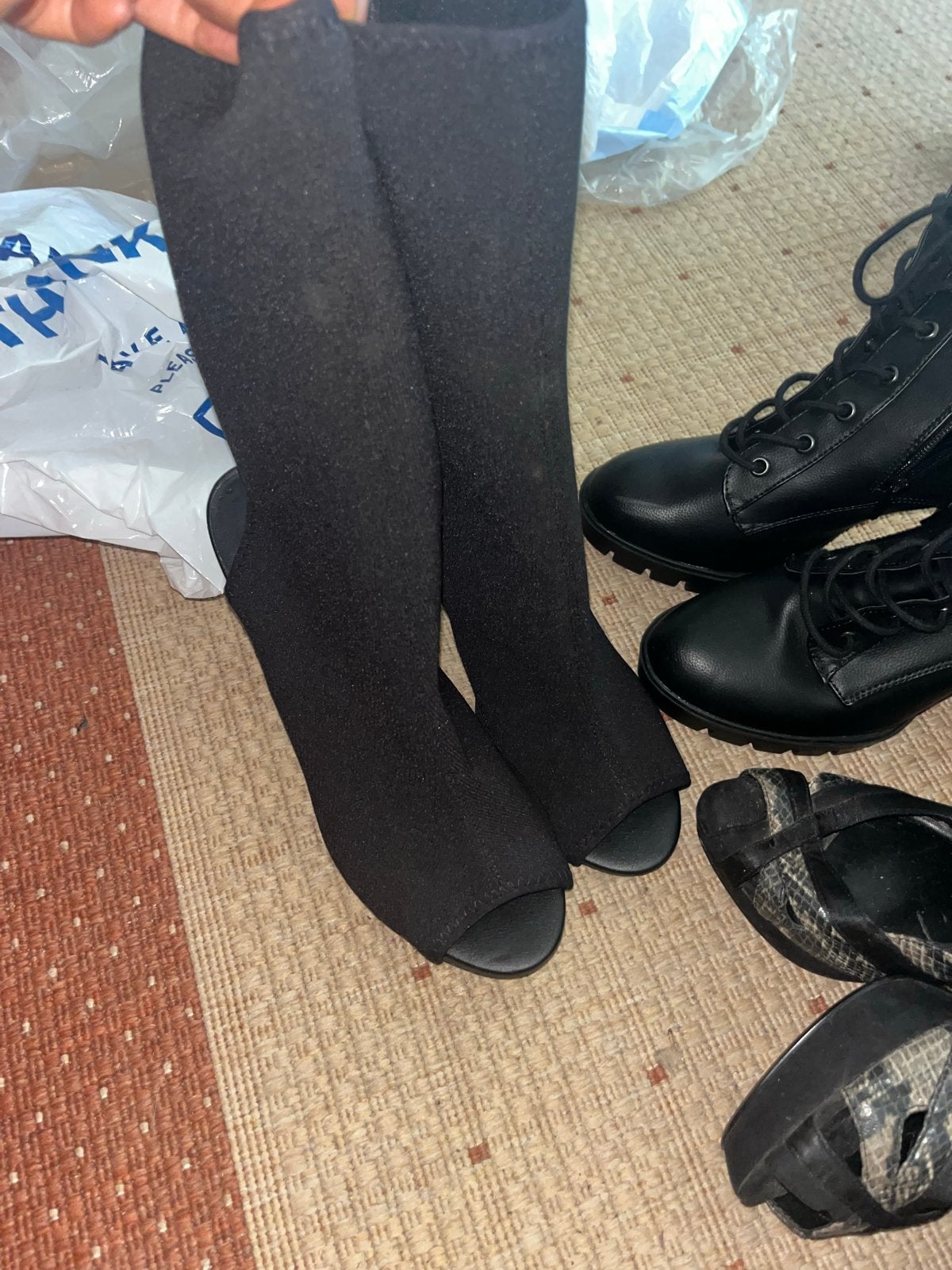Nieuwe H&M open teen hakken maat 40, Ophalen of Verzenden, Nieuw, Zwart, Pumps