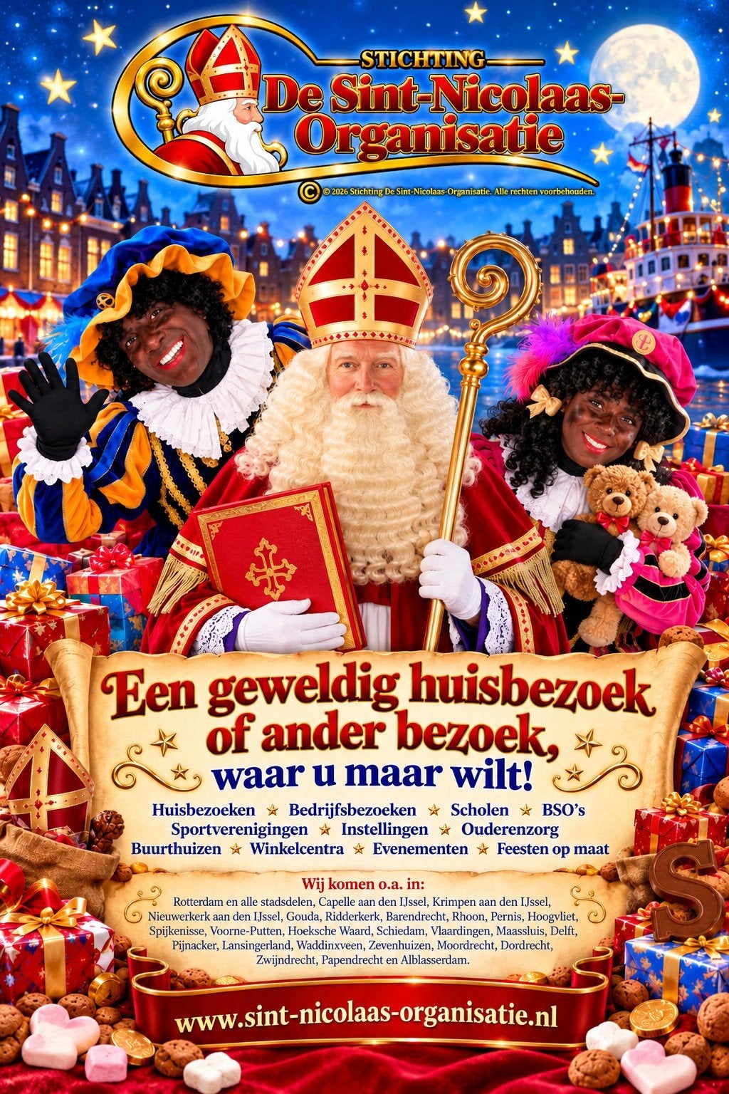 boek sint en piet bij ons huis/bedrijf/en meer., Ophalen, Zo goed als nieuw