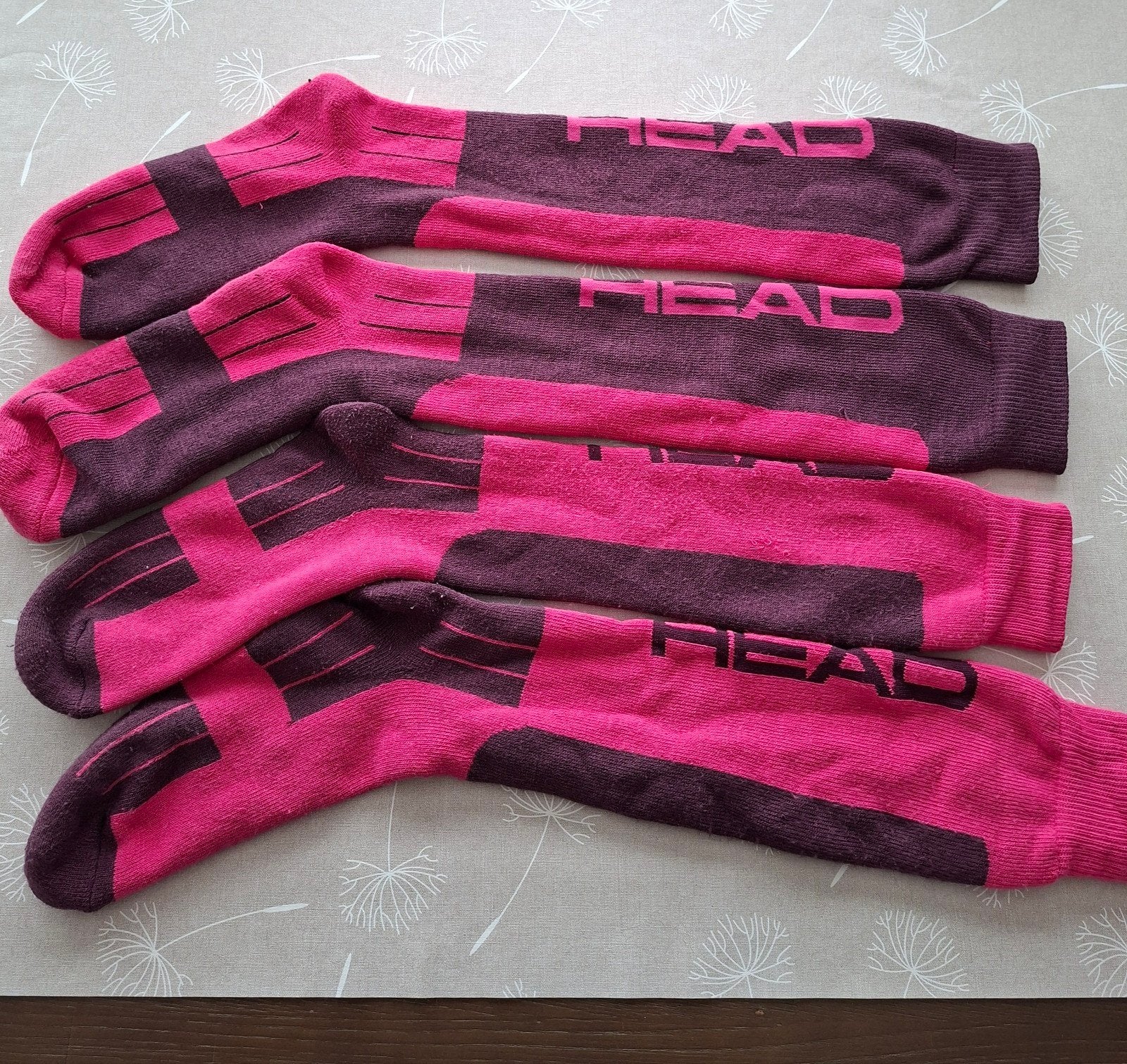 2 paar dames ski sokken Head, roze, maat 49/40, Kleding | Dames, Head, Ophalen, Zo goed als nieuw, Overige typen