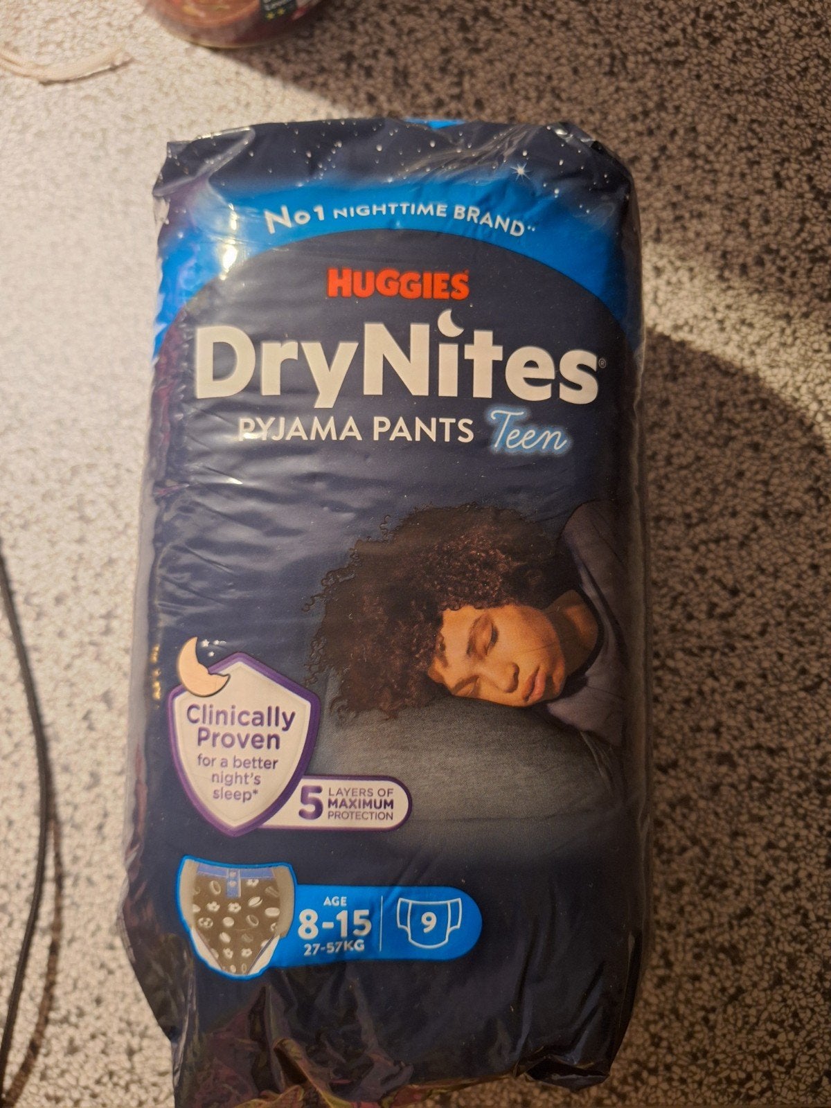 Huggies DryNites Pyjama Pants Teen - 9 stuks, 8-15 jaar, Ophalen, Nieuw