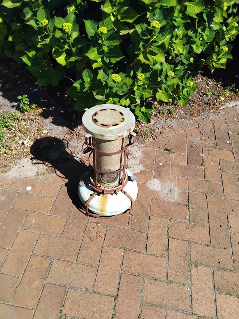 Aladdin heater, Ophalen