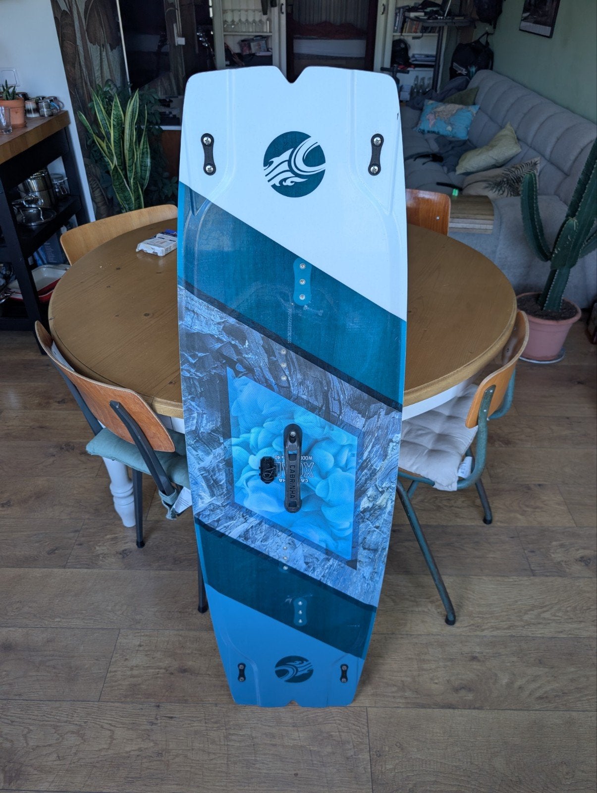 Kite board cabrinha xcal wood 133x40, Watersport en Boten, Kitesurfen, Ophalen, Gebruikt, Twintip, Kiteboard