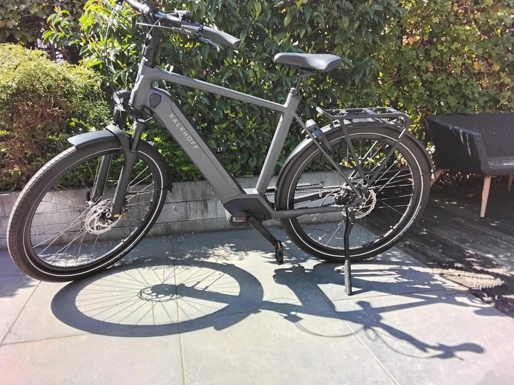 Kalkhoff electrische herenfiets, Zo goed als nieuw, 57 tot 61 cm, Schijfrem, Ophalen