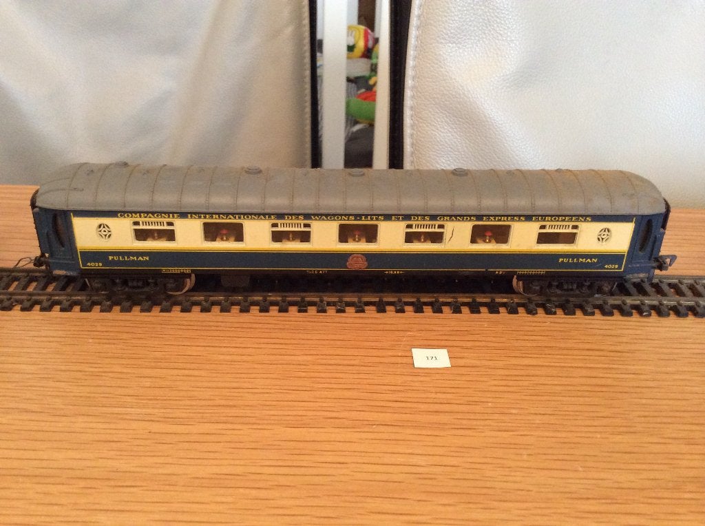 Jouef CIWL Pullman rijtuigset - vintage modelspoor, Gebruikt, Jouef, Gelijkstroom of Wisselstroom, Wagon
