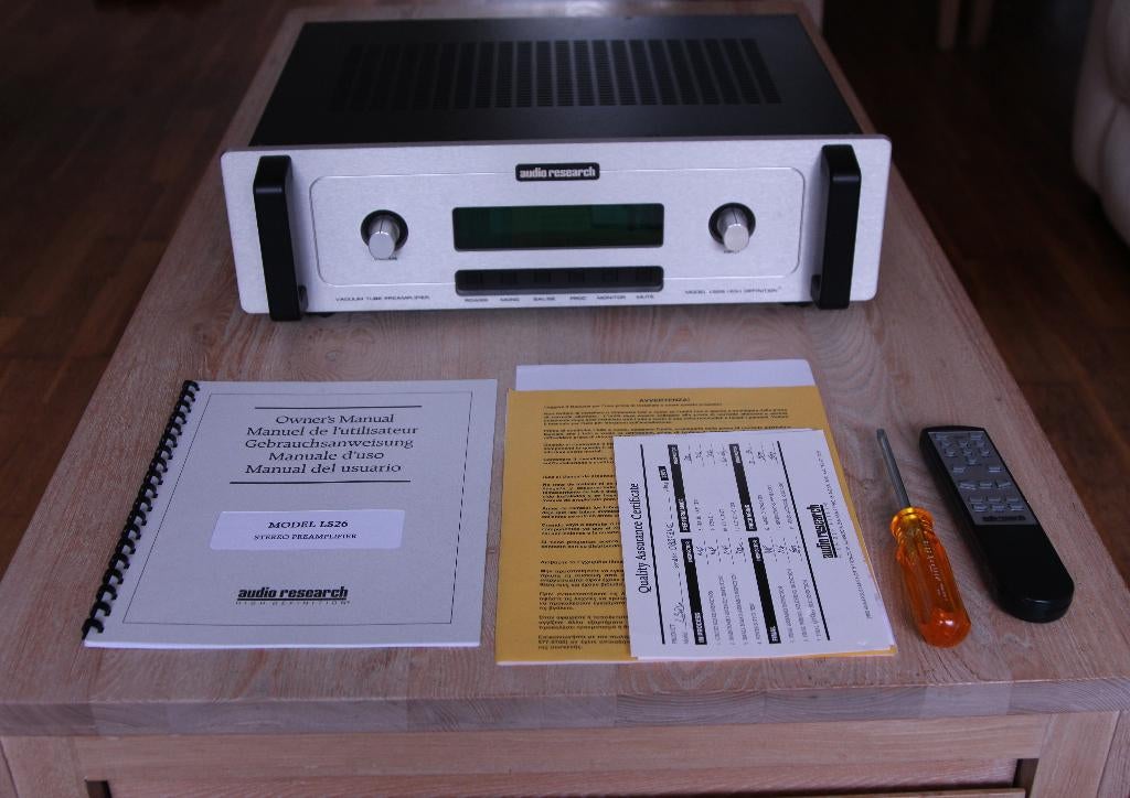 Audio Research LS26, Ophalen of Verzenden, Zo goed als nieuw, Stereo, Overige merken