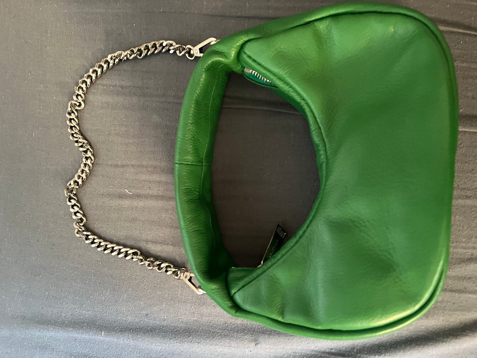 Lancaster Groene Handtas met Ketting, Ophalen, Nieuw, Groen, Handtas