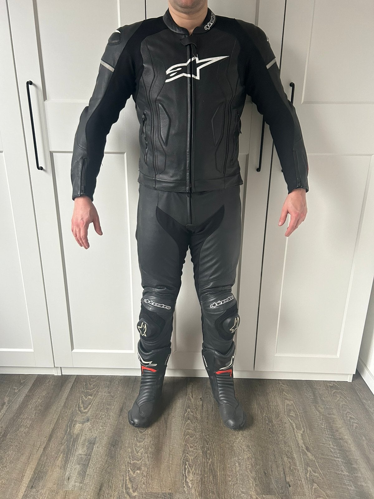 AlpineStar 2-delig motor pak incl laatzen. Zo goed als nieuw, Motoren, Ophalen of Verzenden, Tweedehands, Combipak