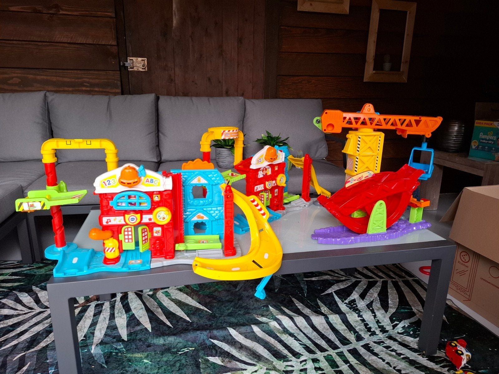 Toet toet auto's en baan, Kinderen en Baby's, Speelgoed | Vtech, Ophalen, Gebruikt, 2 tot 4 jaar