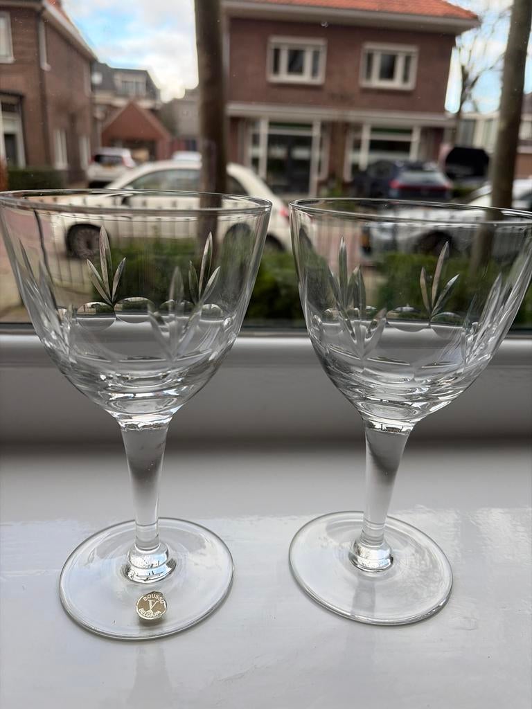 Vintage Boussu glazen - België, Ophalen of Verzenden