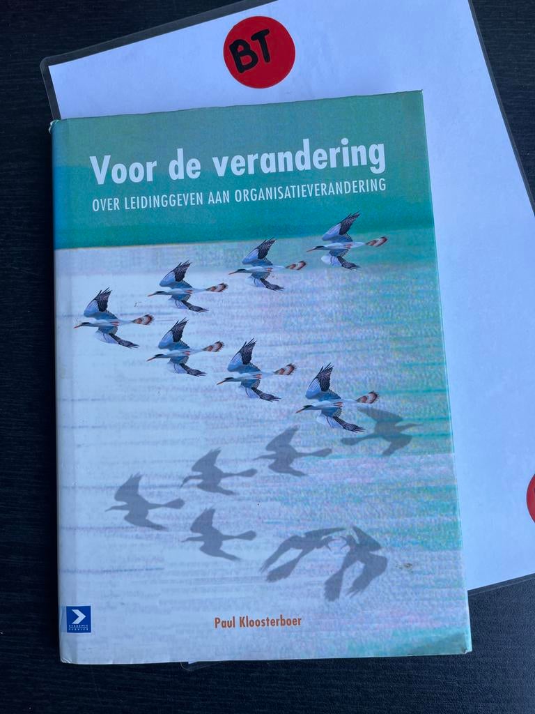 Voor de verandering: Leidinggeven aan organisatieverandering, Ophalen of Verzenden, Zo goed als nieuw, Management