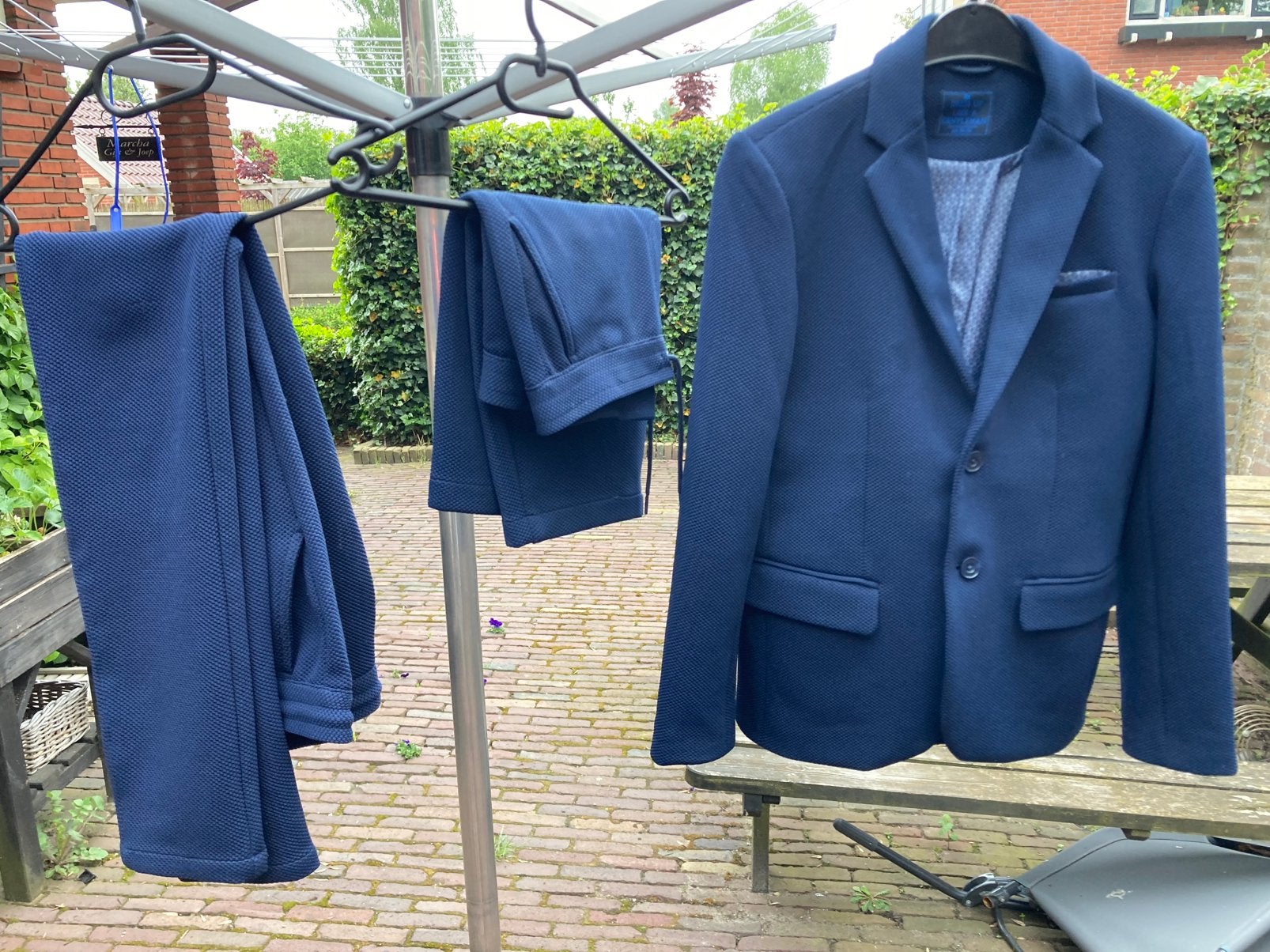 Jongens pak maat 158/164, Kinderen en Baby's, Kinderkleding | Maat 158, Ophalen of Verzenden, Zo goed als nieuw, Jongen, Setje