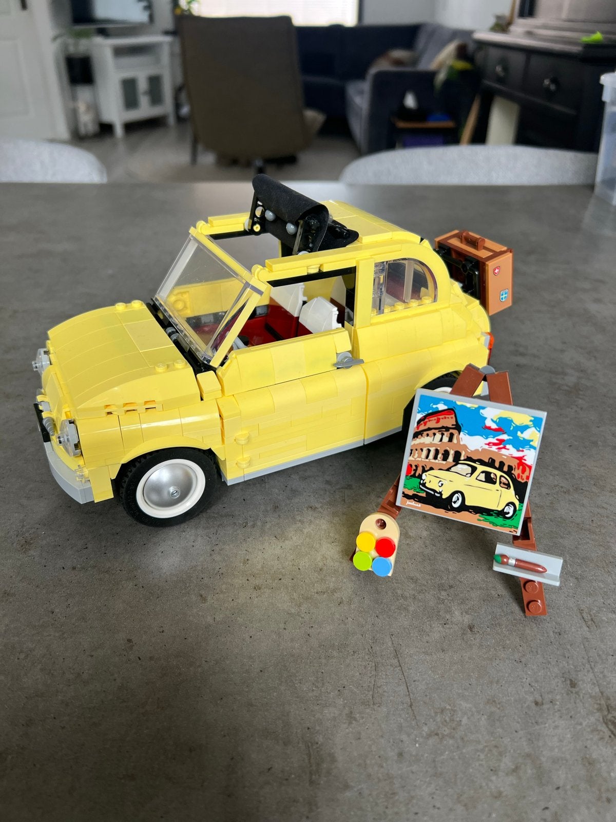 LEGO Creator Expert Fiat 500 (10271) - Zo goed als nieuw, Ophalen of Verzenden, Zo goed als nieuw, Overige merken