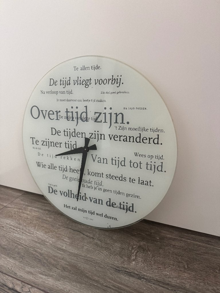 wandklok, Ophalen, Wandklok, Wit, Analoog