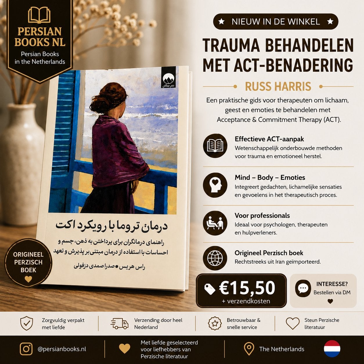 Trauma Behandelen met ACT-Benadering - Russ Harris, Ophalen of Verzenden, Nieuw, Wereld overig