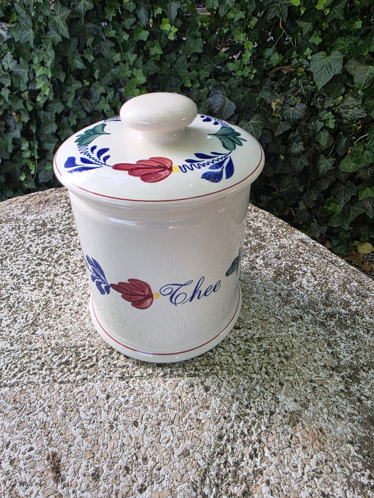 Boerenbont theepot, Huis en Inrichting, Ophalen of Verzenden, Zo goed als nieuw, Aardewerk, Overige typen